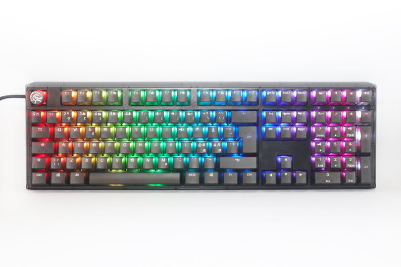 Ducky One 3 - Aura Black Nordic - TKL - Körsbärsbrun - RGB