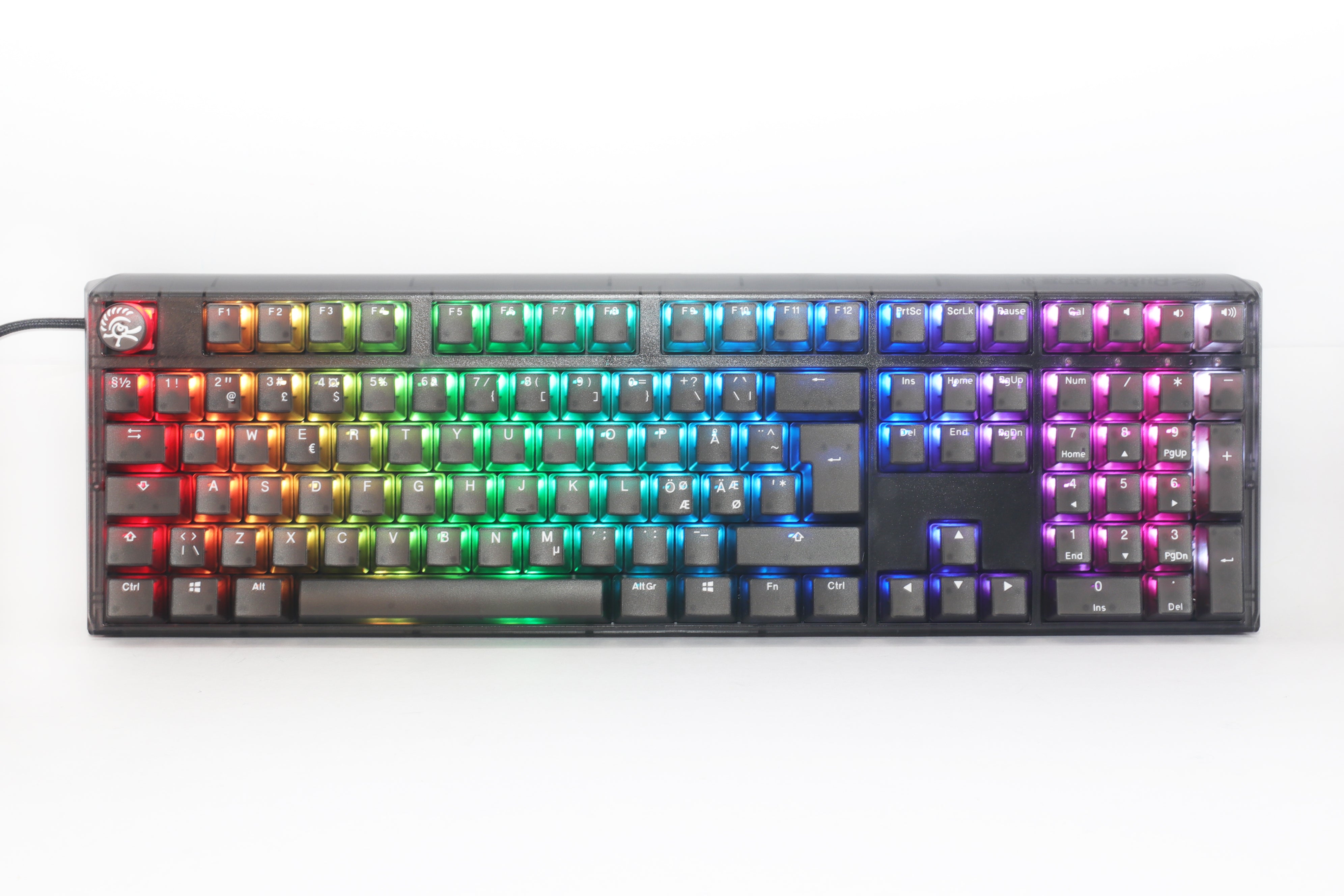 Ducky One 3 - Aura Black Nordic - Fullstorlek - Gateron Baby Kangaroo - RGB