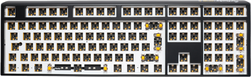 Ducky One 3 - Hot Swap ISO Barebone Black - Fullsize - RGB - Uden Switches/keycaps