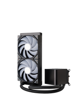 TRYX PANORAMA 240mm AIO Liquid Cooler ARGB Sort TRYX