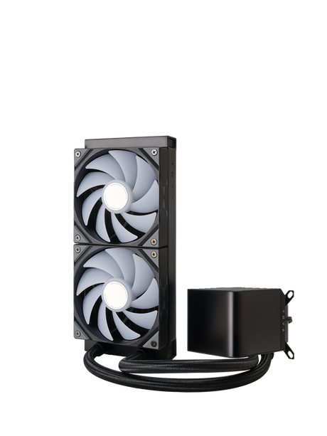 TRYX PANORAMA 240mm AIO Liquid Cooler ARGB Sort TRYX