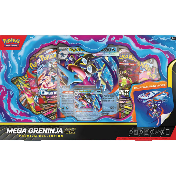 Pokémon TCG Mega Greninja ex Premium Collection – engelsk