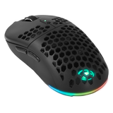 Gamiac PX71 Mus Sort Trødløs