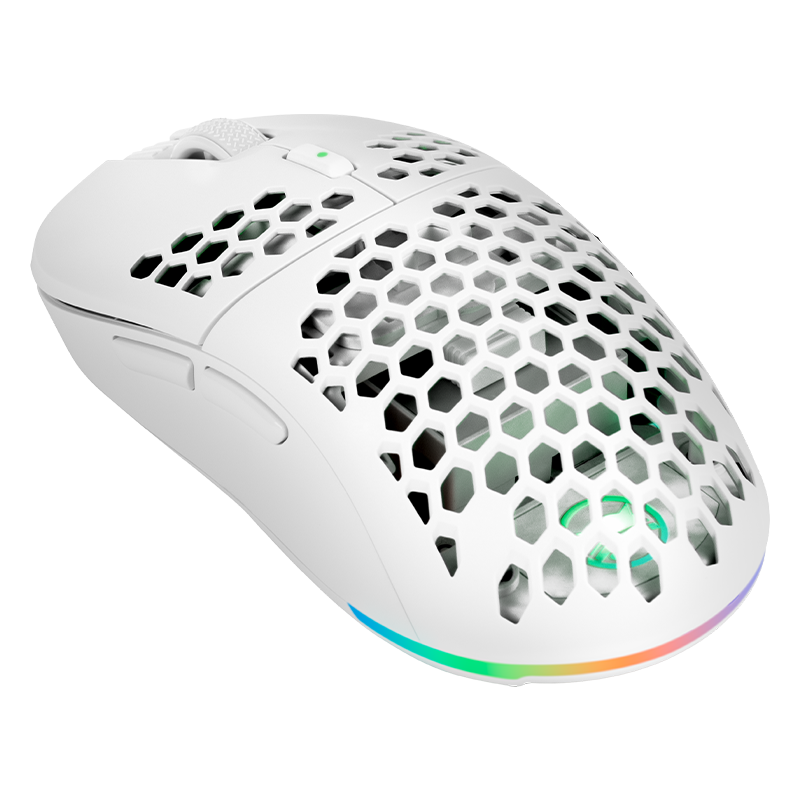 Gamiac PX71 Mus - Hvid Trødløs