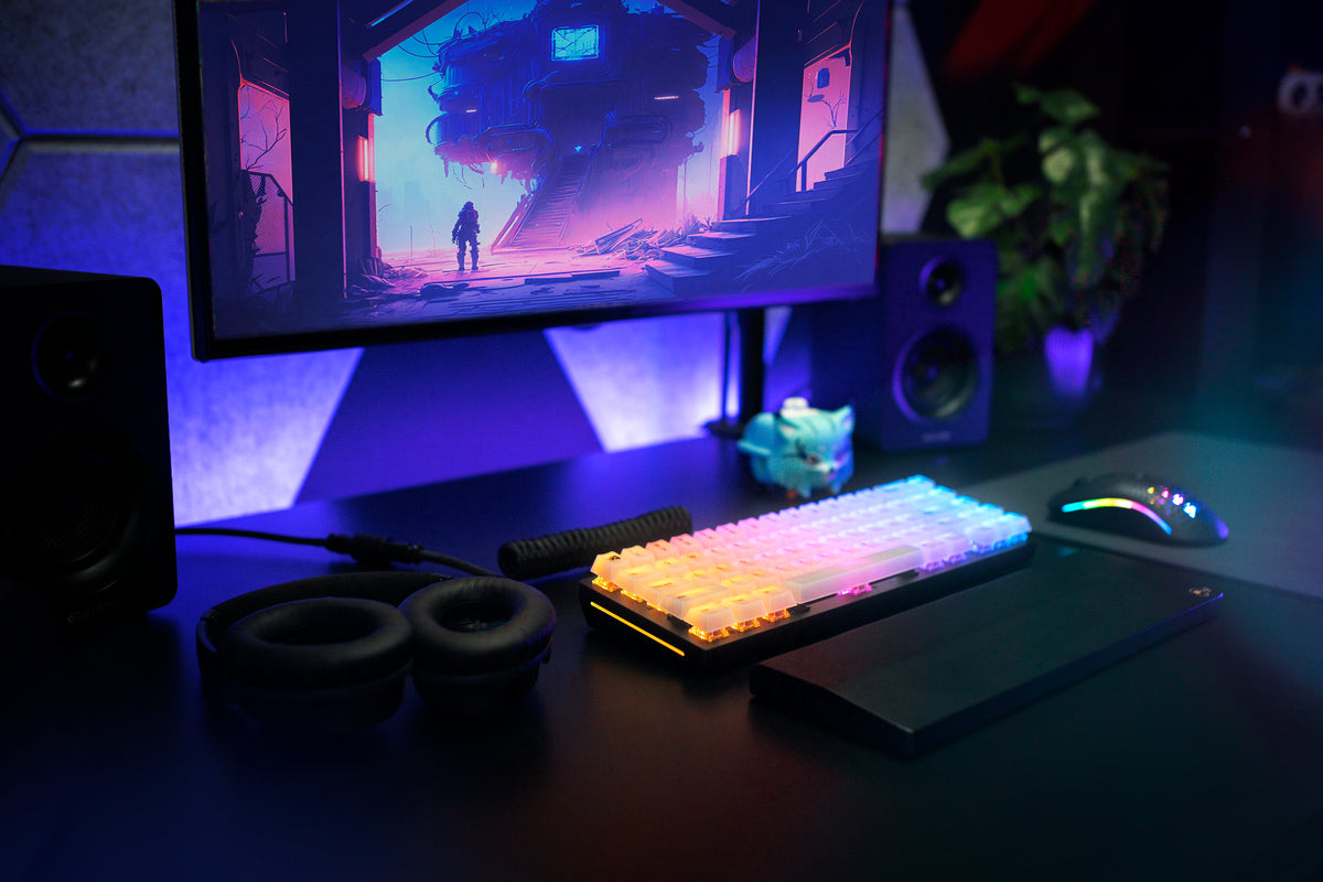 Glorious Polychroma V2 RGB Keycaps Nordic ISO 131 Pcs Cherry Pro glorious-polychroma-v2-rgb-keycaps-nordic-iso-131-pcs-cherry-pro