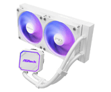 ASRock Pro White 240 ARGB AIO-vandkøling - hvid