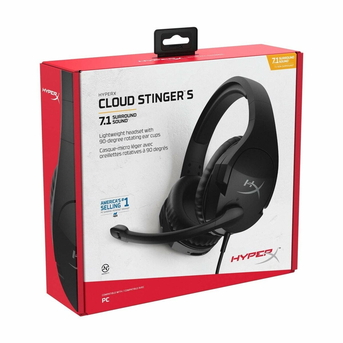 HYPERX CLOUD STINGER S 7.1 GAMING HEADSET FOR PC