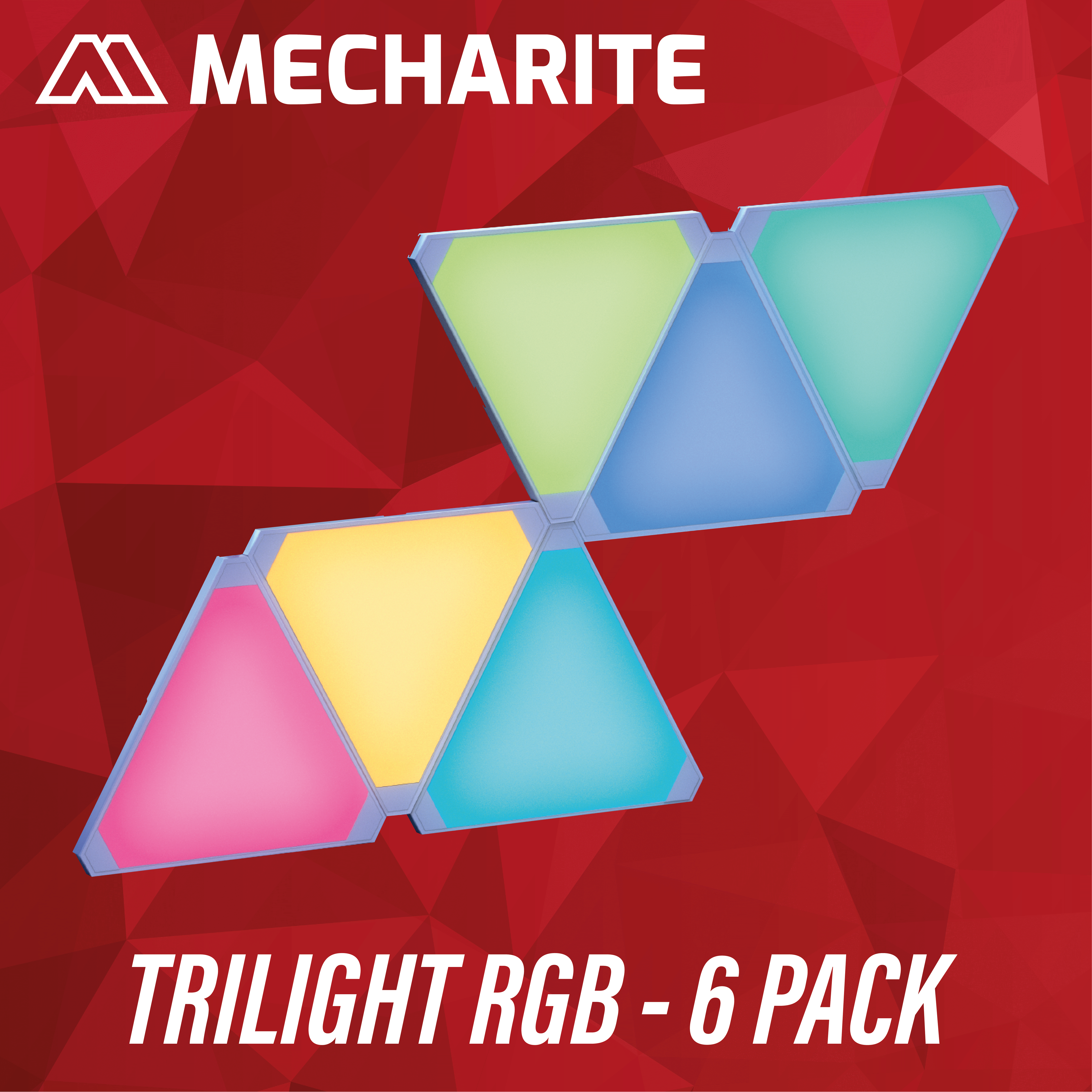 MECHARITE - TriLight RGBIC Light - 6 Pack