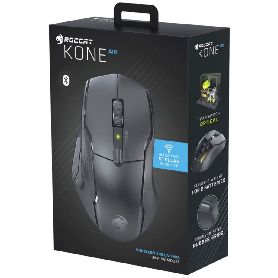 Roccat Kone Air Sort Gaming Mus