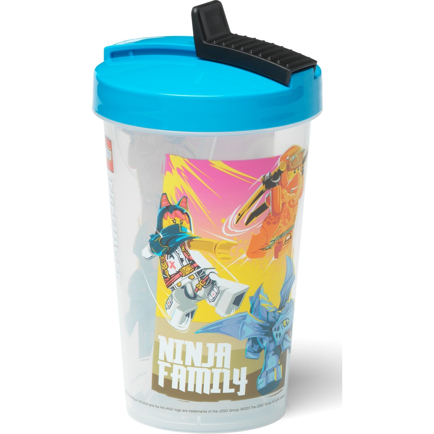 Room Copenhagen LEGO Mug with Straw Ninjago Classic Black (black/red, 500ml)