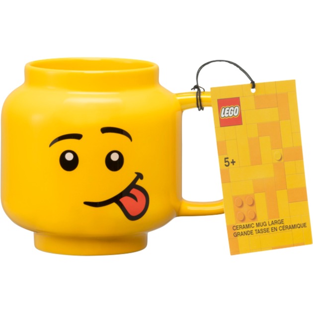 Room Copenhagen LEGO ceramic mug Silly, large (yellow)