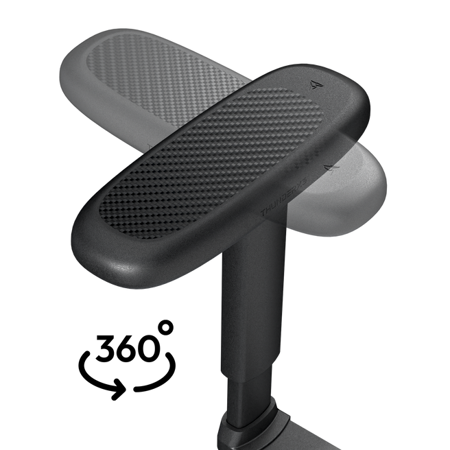 ThunderX3 TX3 SOLO – Mesh Black Kontorstol med SYNC4 og 6D Justering (125 kg max)