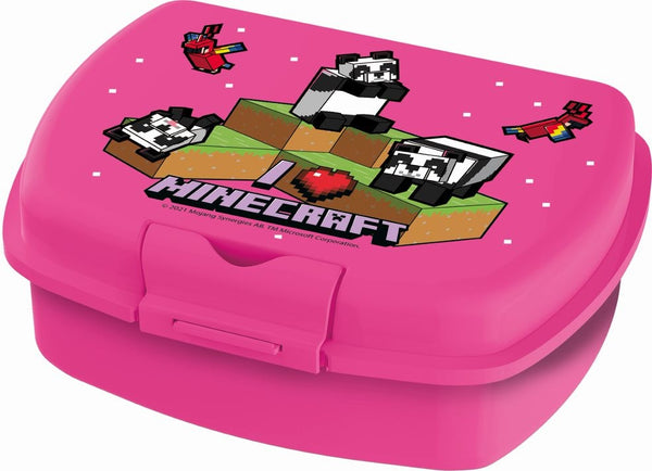 Minecraft Pink urban madkasse