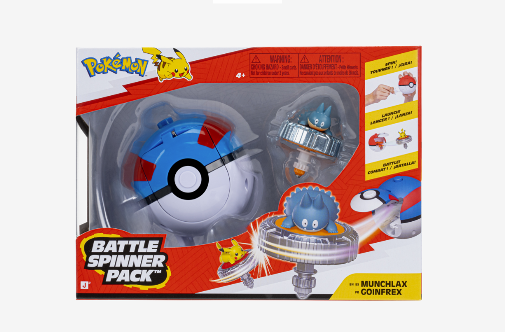 Pokémon Battle Spinner – Pikachu & Great Ball