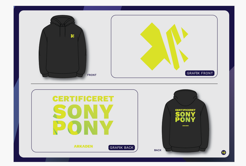 Arkaden Sony Pony Hoodie