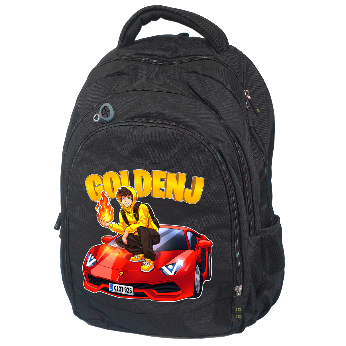 GoldenJ Lambo Skoletaske
