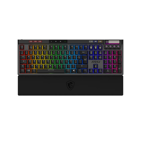 MSI STRIKE PRO WIRELESS SILENT tastatur - fransk AZERTY - fransk AZERTY-layout