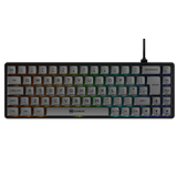 Gamiac TKL69G - Sort/Grå - SF Tastatur - Rød Switch