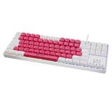 Gamiac TKL90G - Hvid/Rød - TKL Tastatur - Rød Switch