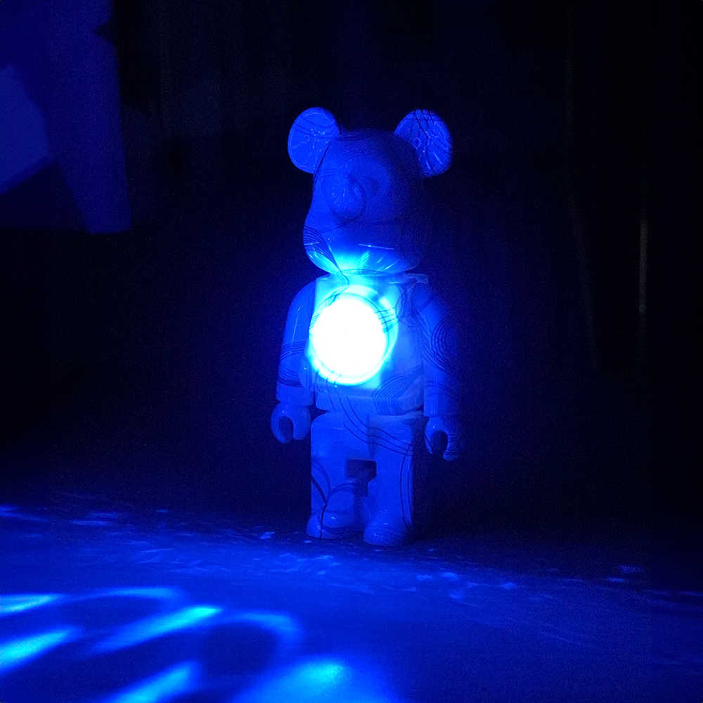 Teddy Stjerne Led Lampe Hvid Marmor