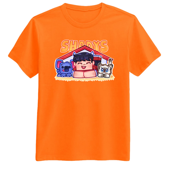 Shadys Kæledyr Tee - Orange ShadysMC