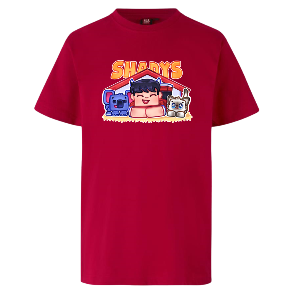 Shadys Kæledyr Tee - Rød ShadysMC