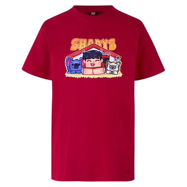 Shadys Kæledyr Tee - Rød