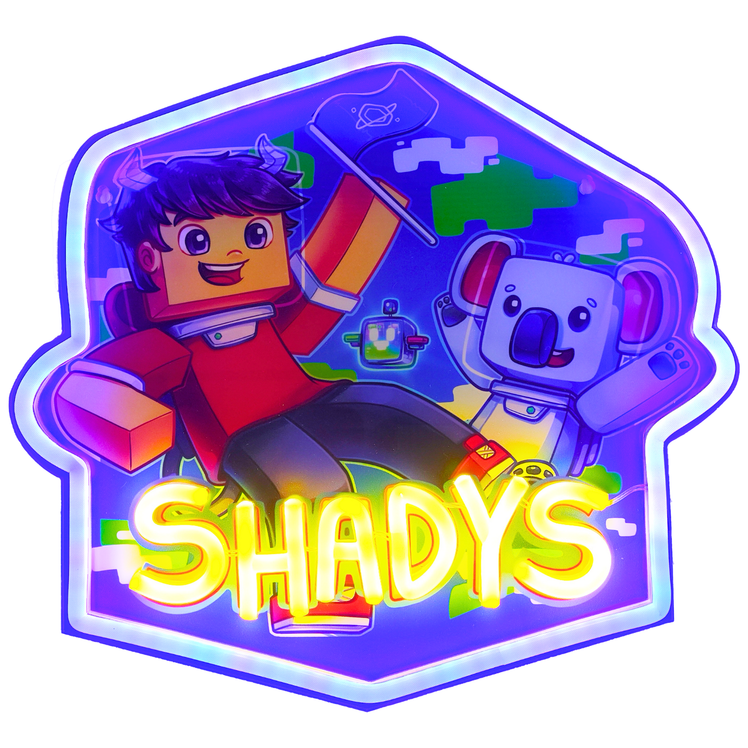 Mecharite x Shadys - Koala LED-neonlampa