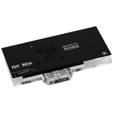 Barrow BS-ASA5090-PA B GPU-vandblok – bagside med sort aluminium-backplate