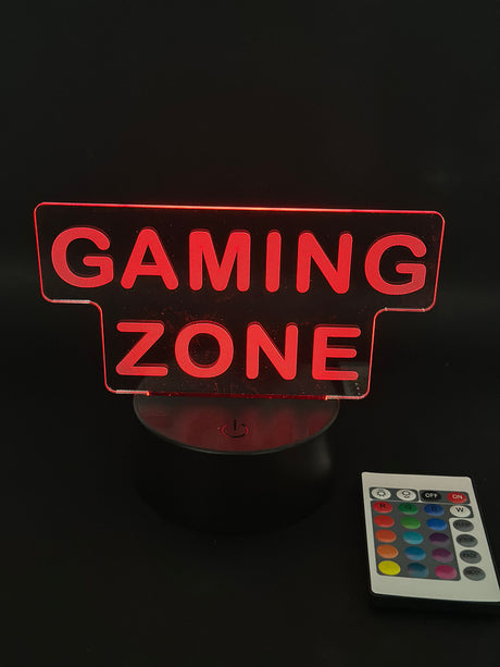 MECHARITE 3D LED Lampe - Gaming Zone Mecharite