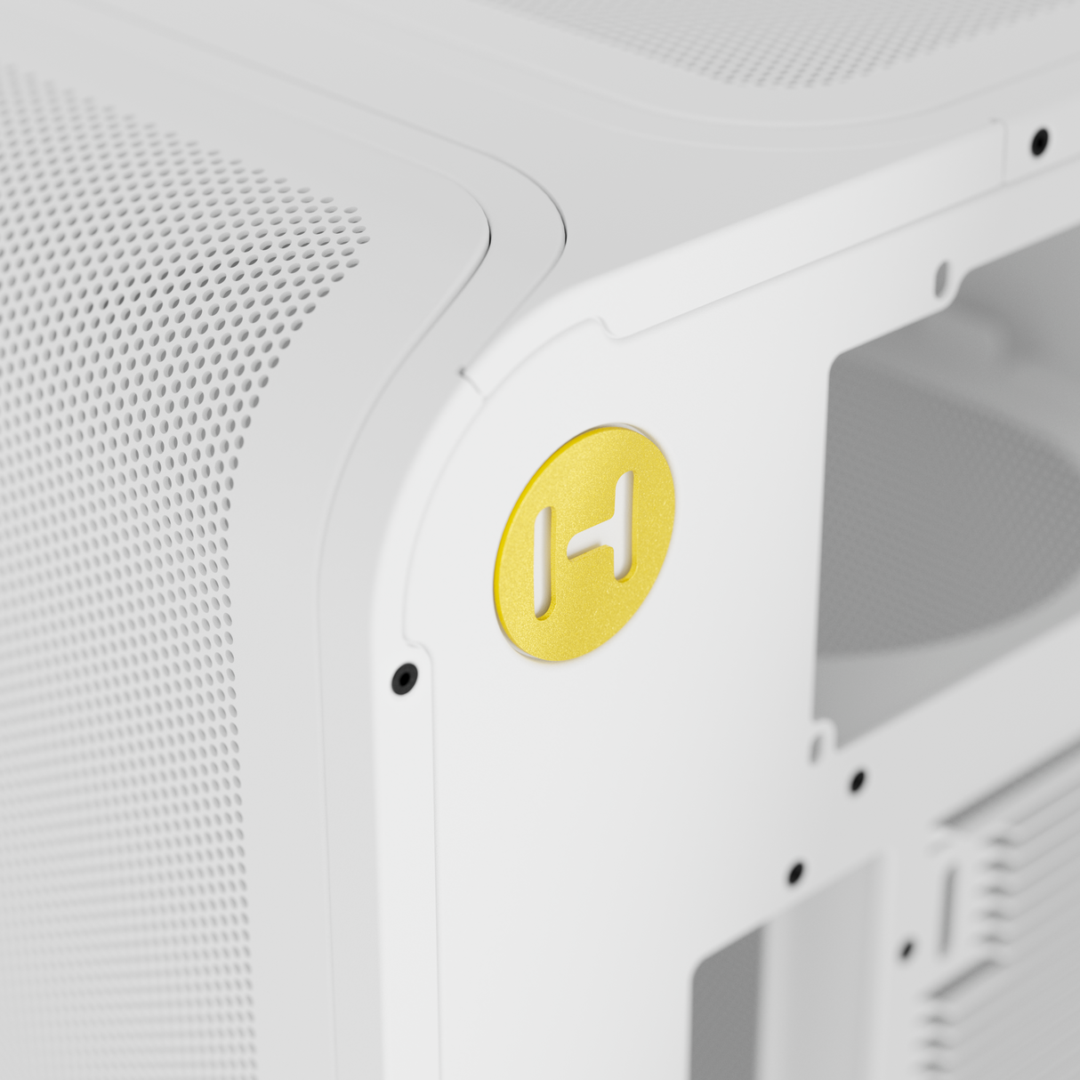HYTE X50 Midi-Tower – Mesh Snövit