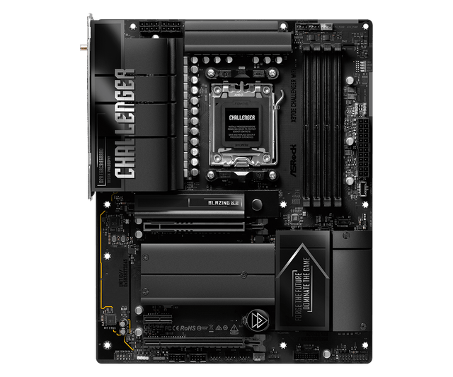 ASRock X870E Challenger WiFi bundkort - AM5, DDR5 - produktbillede