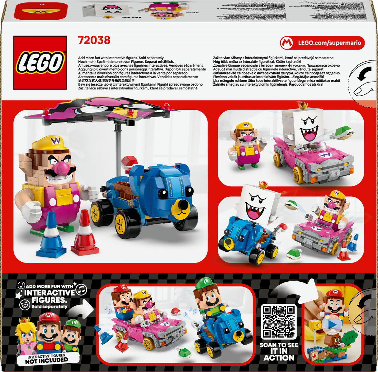 LEGO - Super Mario - Mario Kart™ – Wario & King Boo (72038) LEGO