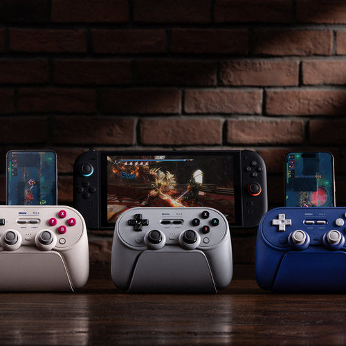 8BitDo Pro 3 Bluetooth – G Classic-controller med dock – Flere farvevarianter som illustration, G Classic er denne vare
