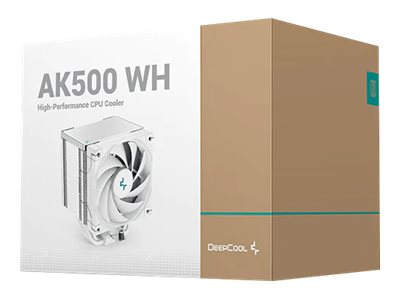 Deepcool AK500 WH Processor-køler 1-pack Hvid 127 mm