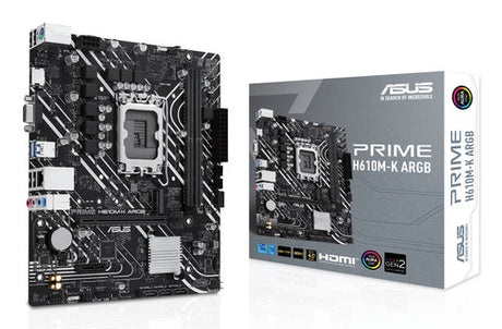 ASUS PRIME H610M-K ARGB – LGA1700 bundkort