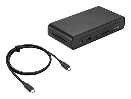 ASUS Triple Display USB-C Dock Duo DC301 – produkt og tilbehør