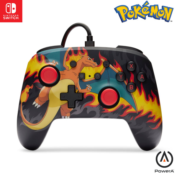 PowerA Enhanced Wired Controller – Charizard Firestorm – Switch