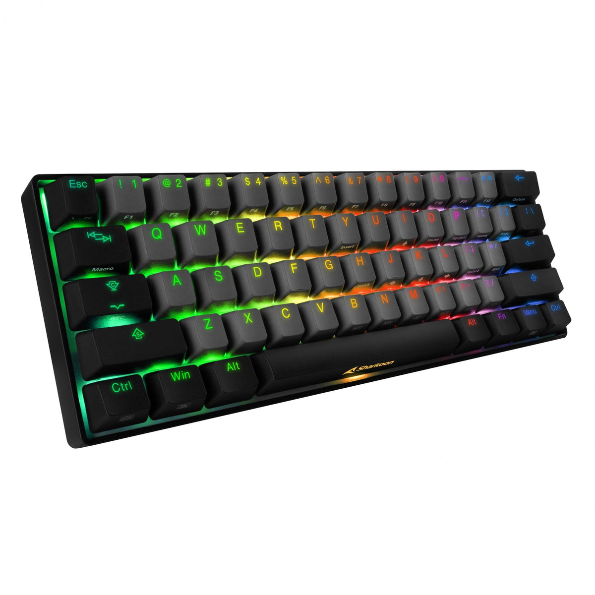 Sharkoon SKILLER SAC20 S4, keycap (black, 62 pieces, ANSI layout (US), for SKILLER SGK50 S4) Sharkoon