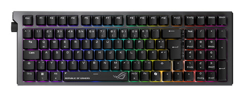 Asus ROG Strix Morph 96 Wireless – tastatur med tysk DE-layout – Sort
