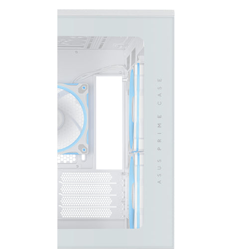 ASUS PRIME AP202 TG ARGB – front og sideblæsere i kabinettet