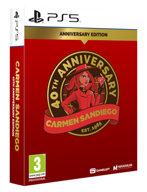Carmen Sandiego 40th Anniversary Edition – PlayStation 5 – spilomslag