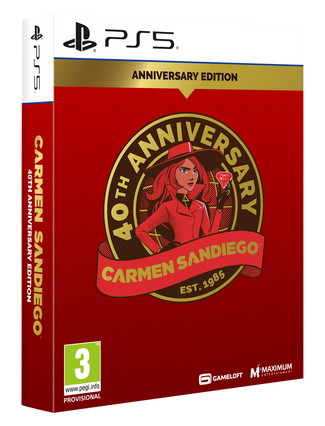 Carmen Sandiego 40th Anniversary Edition – PlayStation 5 – spilomslag