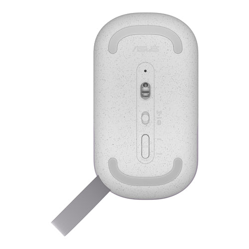 ASUS Marshmallow MD100 – musens underside med sensor og omskifter