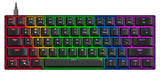 Speedlink - ATMOS RGB Rainbow Mechanical 60% Gaming Keyboard with brown switches, black - US layout Speedlink