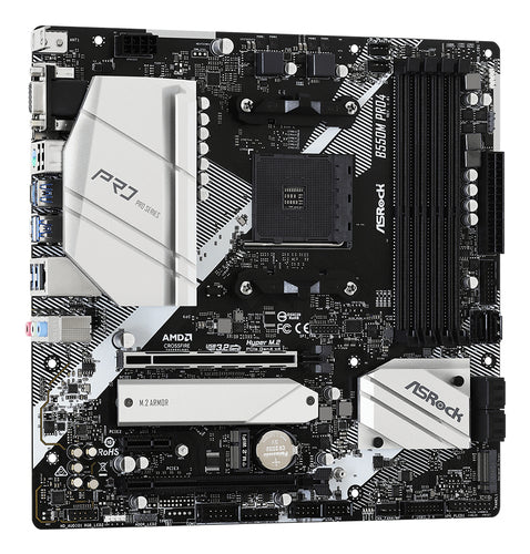 ASRock B550M Pro4 bundkort - produktbillede 4