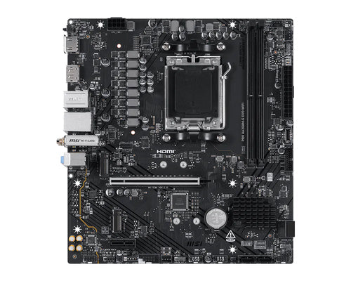 MSI PRO A620AM-G EVO WIFI bundkort - AM5, micro-ATX - visning 2