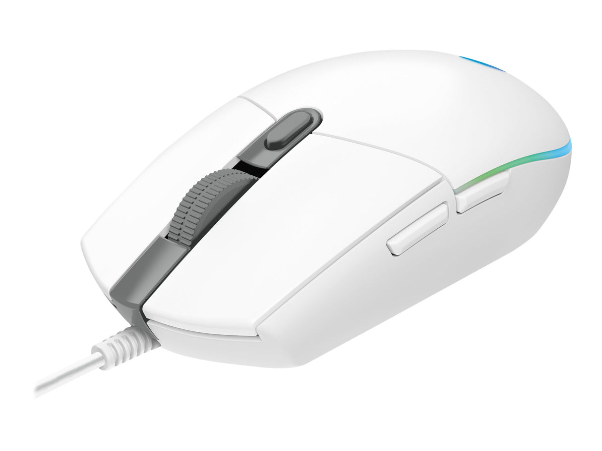 Logitech - G203 LIGHTSYNC Gaming Mouse White