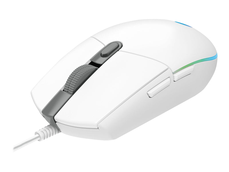 Logitech - G203 LIGHTSYNC Gaming Mouse White