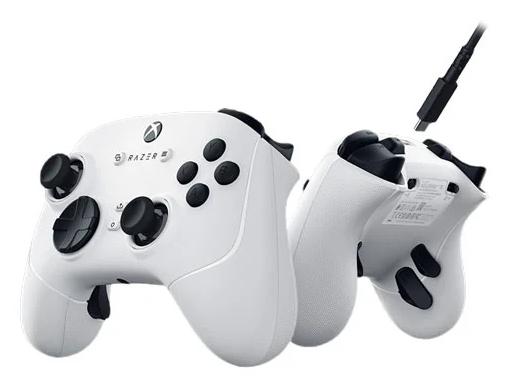Razer - Wolverine V3 Tournament Edition – Wired Controller for Xbox & PC - White Razer